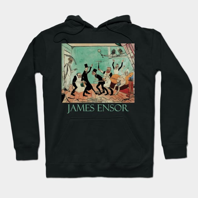 The Bad Doctors (1892) by James Ensor Hoodie by Naves